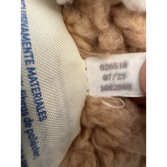 2023 Build A Bear Workshop Brown Bear Heart Sweater 15” Plush VGUC - Picture 10 of 10